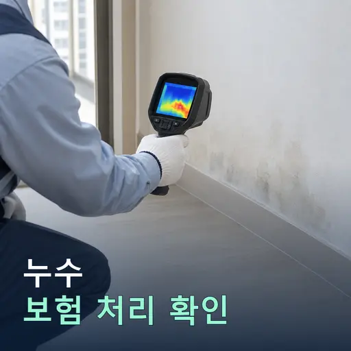 누수 보험 청구 전 촬영해야 할 사진 8종