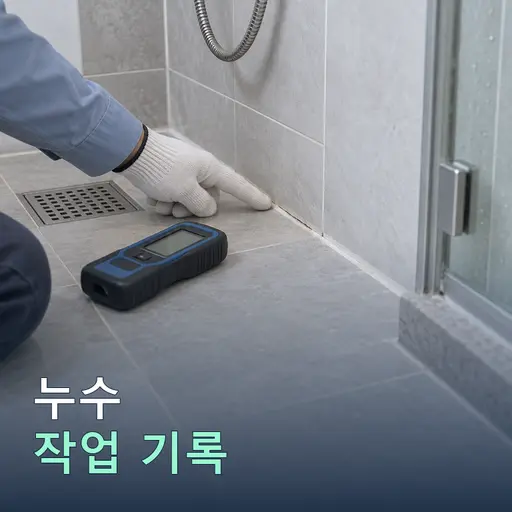강남 원룸 화장실 벽 누수 반나절 후기