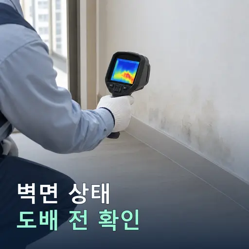 도배 전 반드시 확인해야 할 벽면 상태